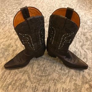 Womens’s all leather size 9 M cowboy boots